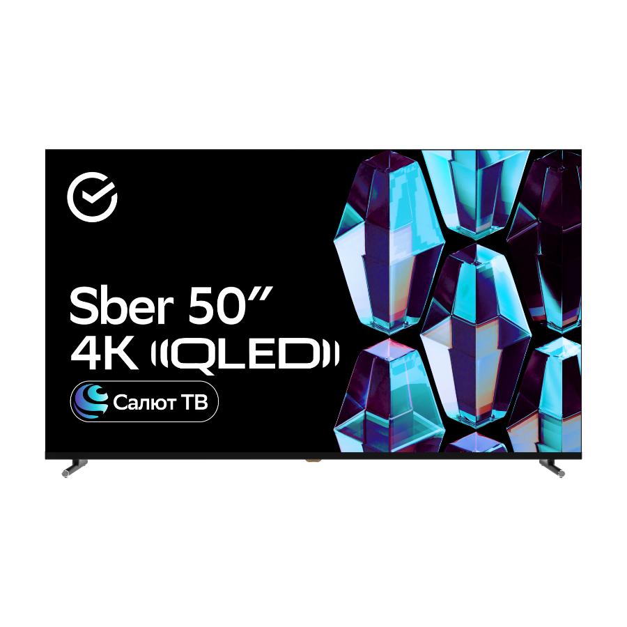 Телевизор Sber SDX-50UQ5234, титан