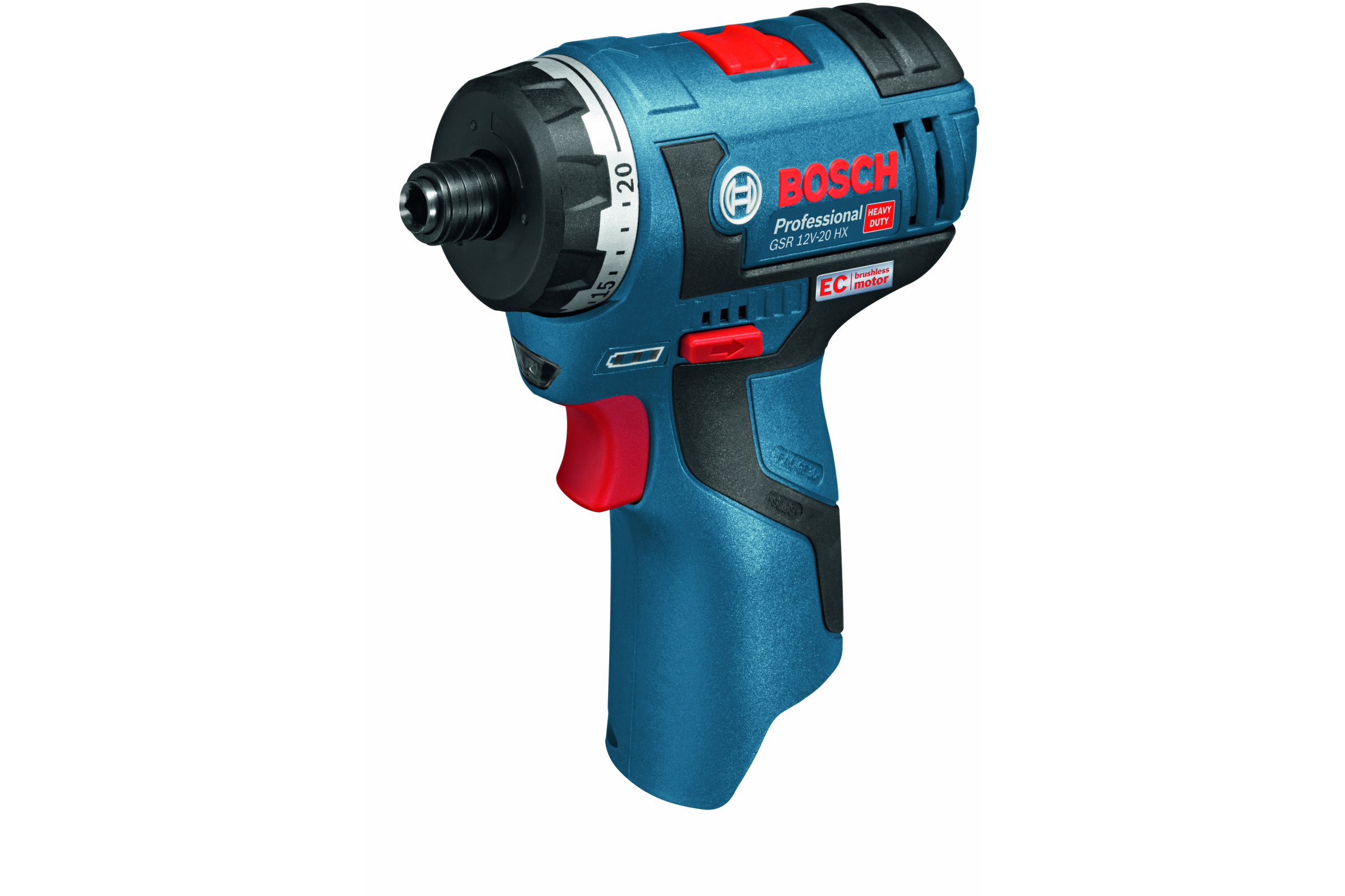Шуруповерт аккумуляторный BOSCH GSR 12V-20 HX Professional 0 коробка, без аккумулятора 06019D4102
