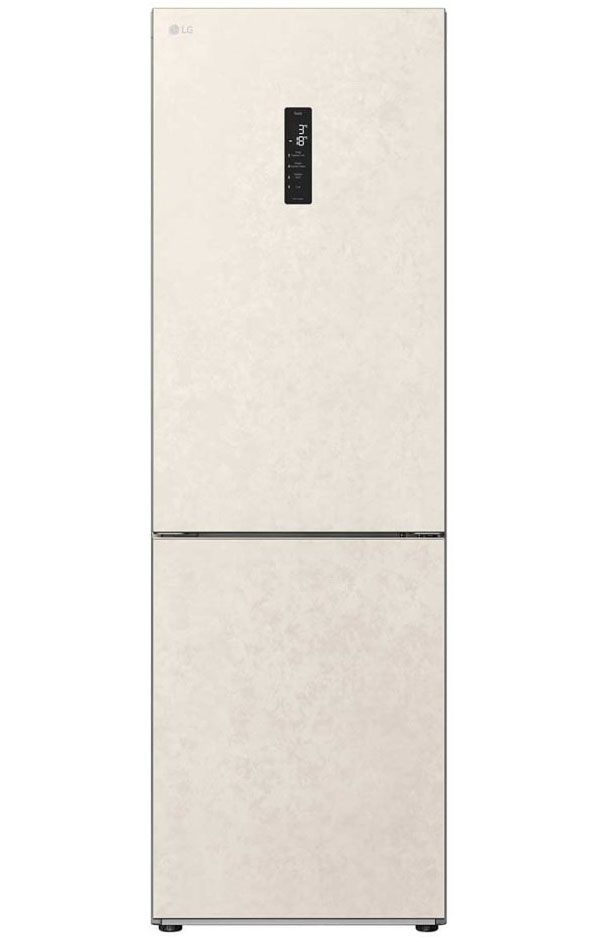 Холодильник LG GC-B459AEMW, бежевый