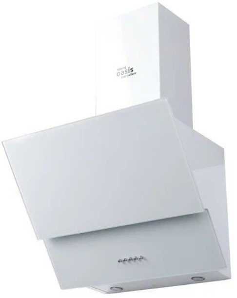 Вытяжка наклонная Oasis NC-50W (V) белый