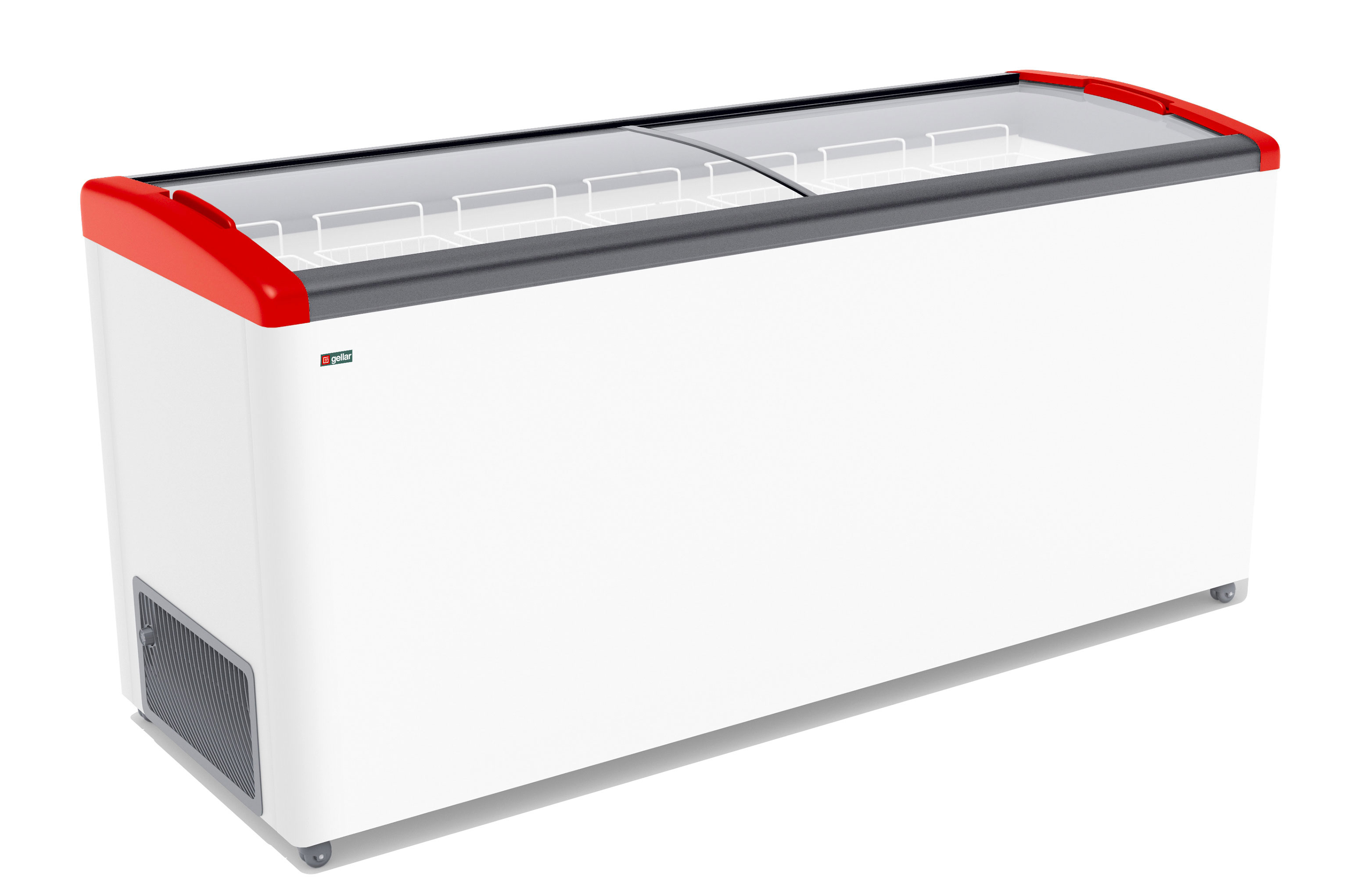 Морозильный ларь Gellar FG 700 E, красный