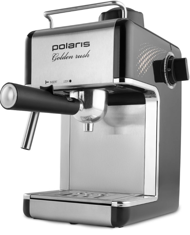 Кофеварка рожковая Polaris PCM 4006A Golden rush