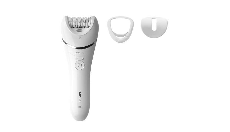 Эпилятор Philips BRE700 Epilator Series 8000 белый