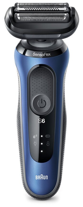 Электробритва Braun 60-B1200s/60-N1200s/60-R1200s Series 6 синий/черный