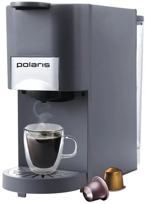 Кофеварка капсульная Polaris PCM 2020 3-in-1, графит
