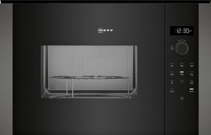 Микроволновая печь встраиваемая Neff HLAGD53G0, нержавеющая сталь/черный