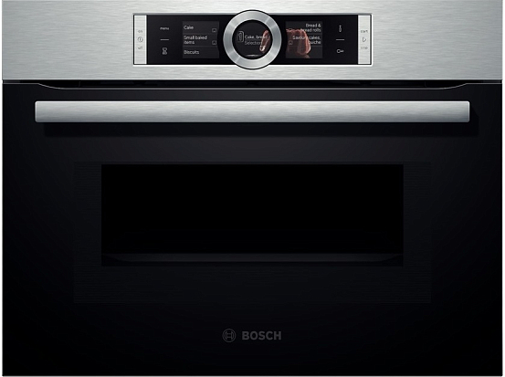 Духовой шкаф электрический Bosch CMG636BS1, серебристый