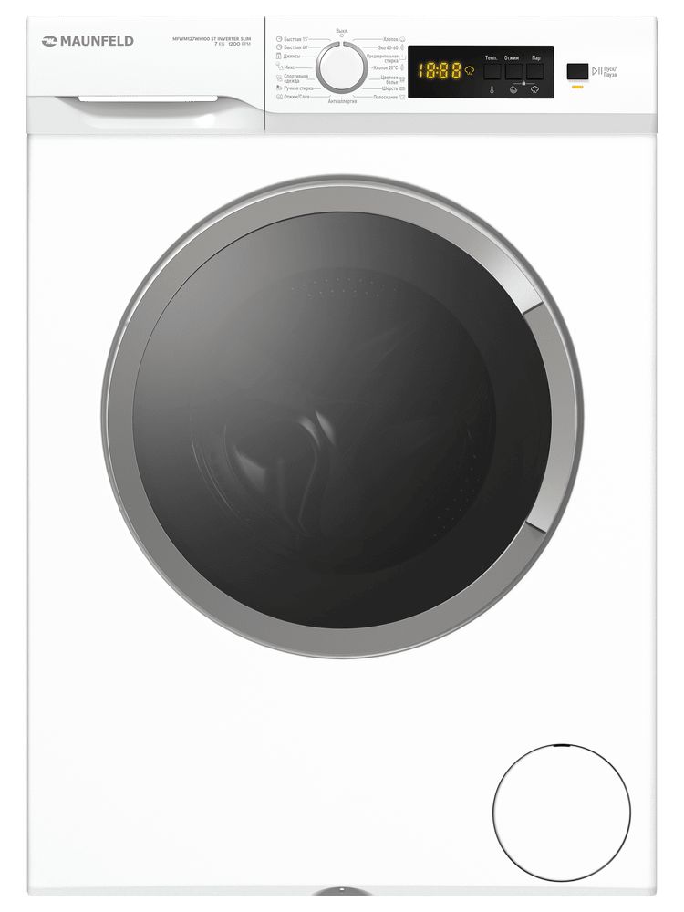 Стиральная машина MAUNFELD MFWM127WH100 ST Inverter Slim