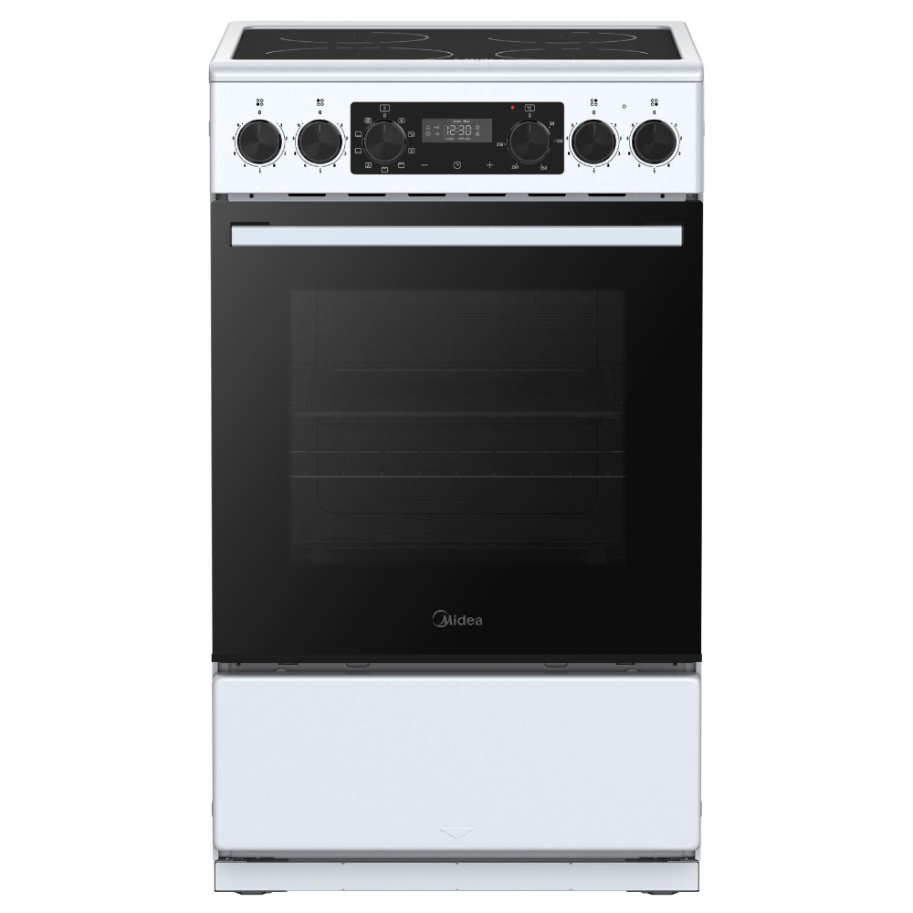 Плита электрическая Midea MFO-D4E20T9E(WH), белый