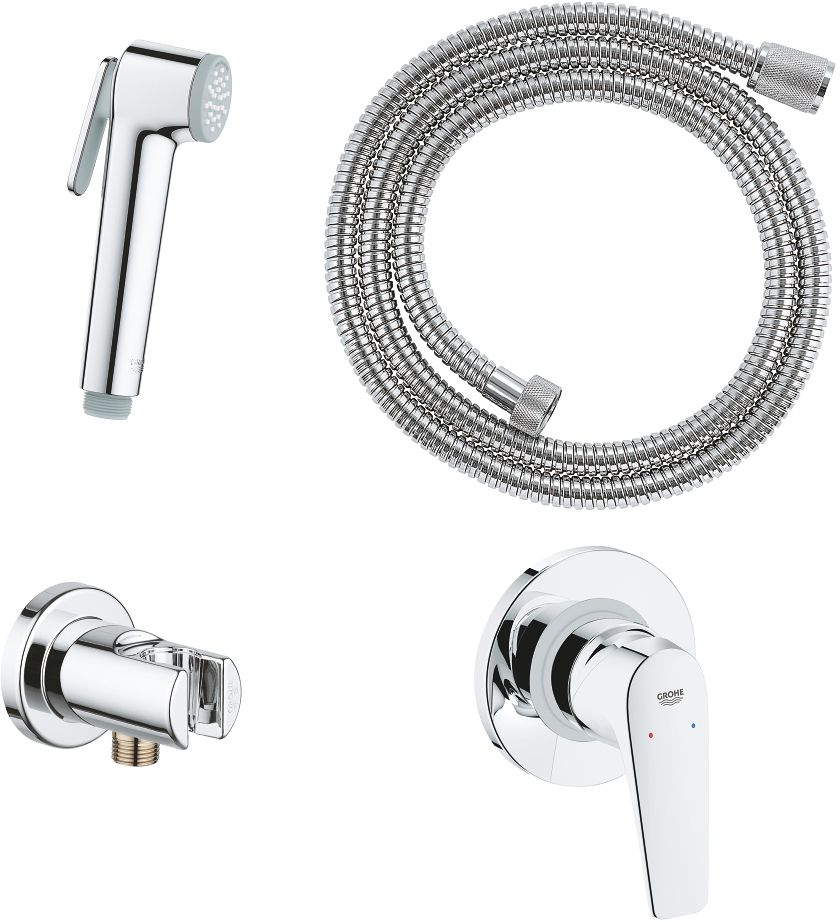 Гигиенический душ Grohe BauFlow 29328000 (со смесителем, с внутренней частью), хром