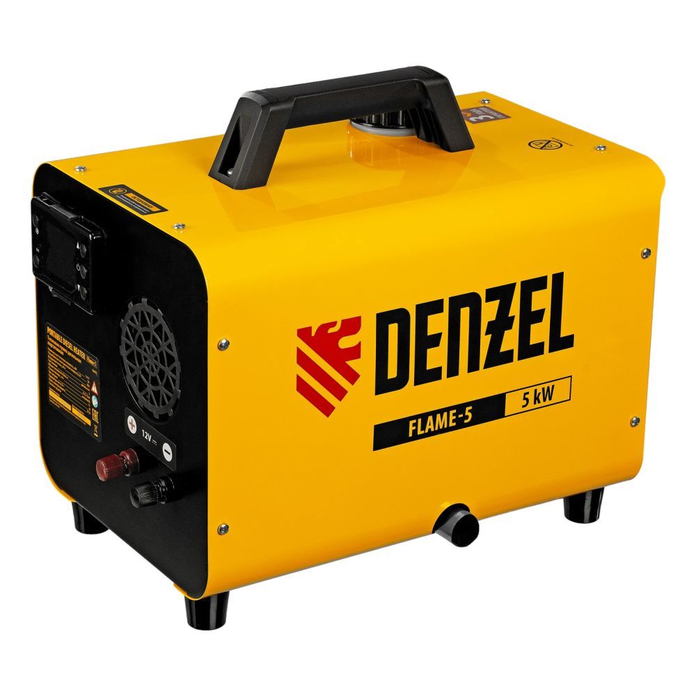 Тепловая пушка дизельная Denzel Flame-5, желтый/черный