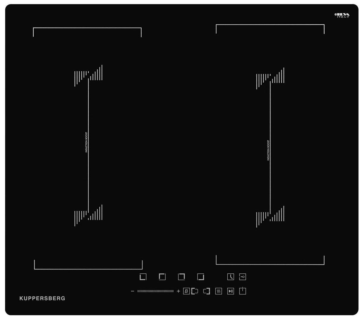 Варочная панель индукционная Kuppersberg ICS 627, черный