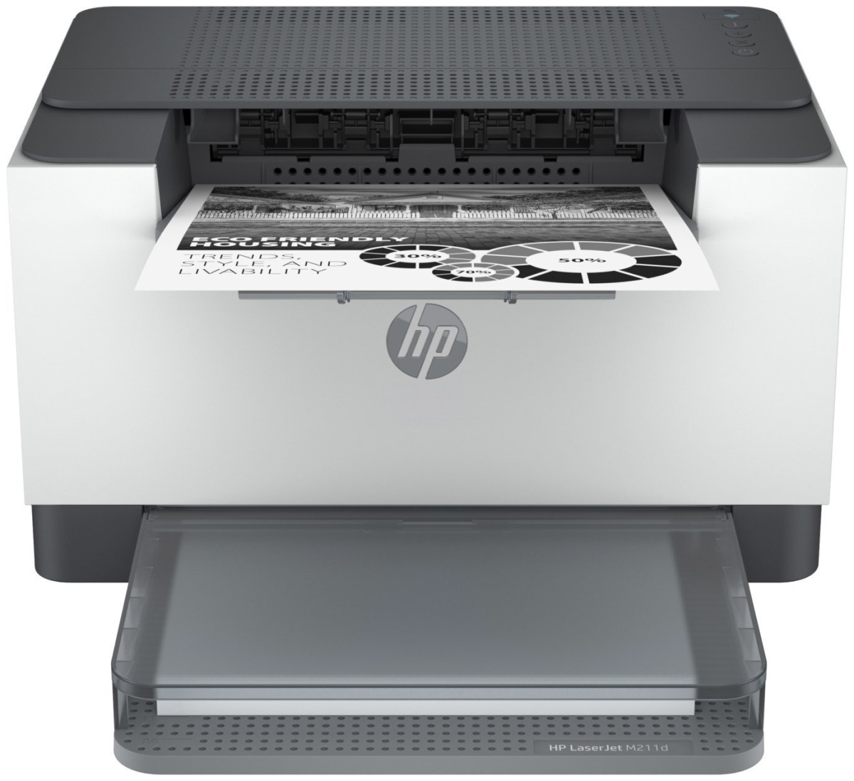 Принтер лазерный HP LaserJet M211d (9YF82A), черный/белый