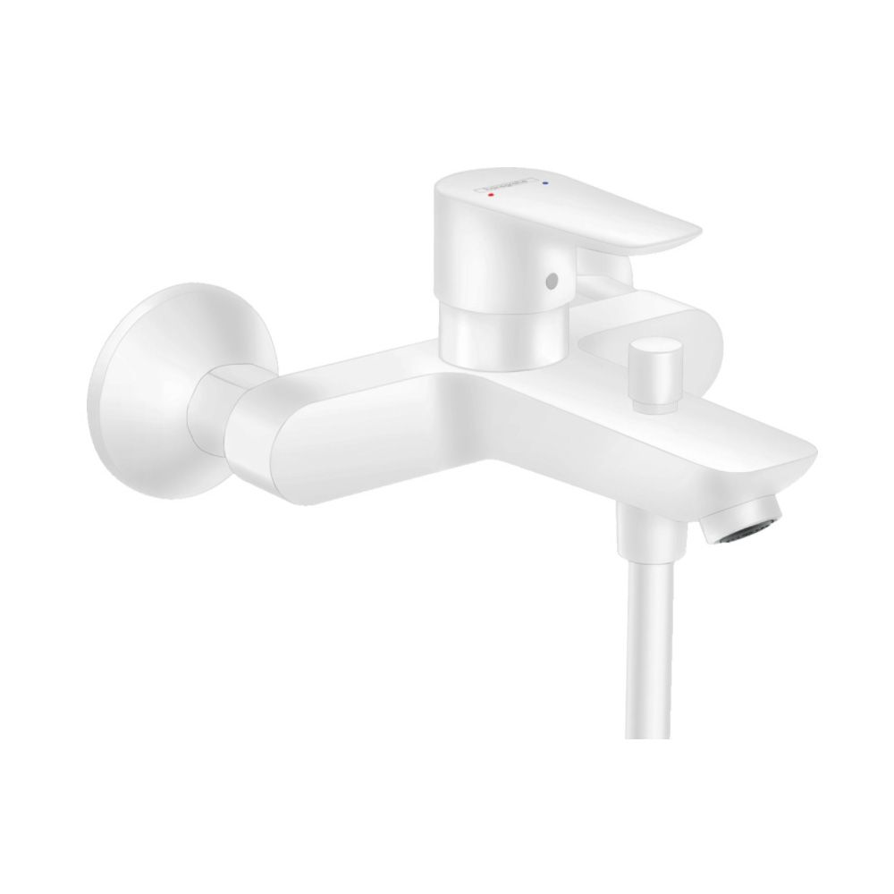 Смеситель для ванны с душем Hansgrohe Talis E 71740700, белый матовый