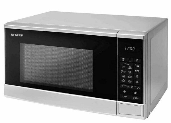 Микроволновая печь SHARP R20GM-SL2, серебристый