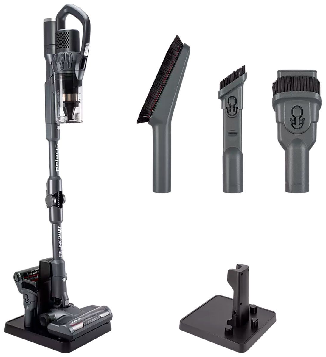 Пылесос вертикальный Polaris PVCS 4070 Wi-Fi IQ Home, графит