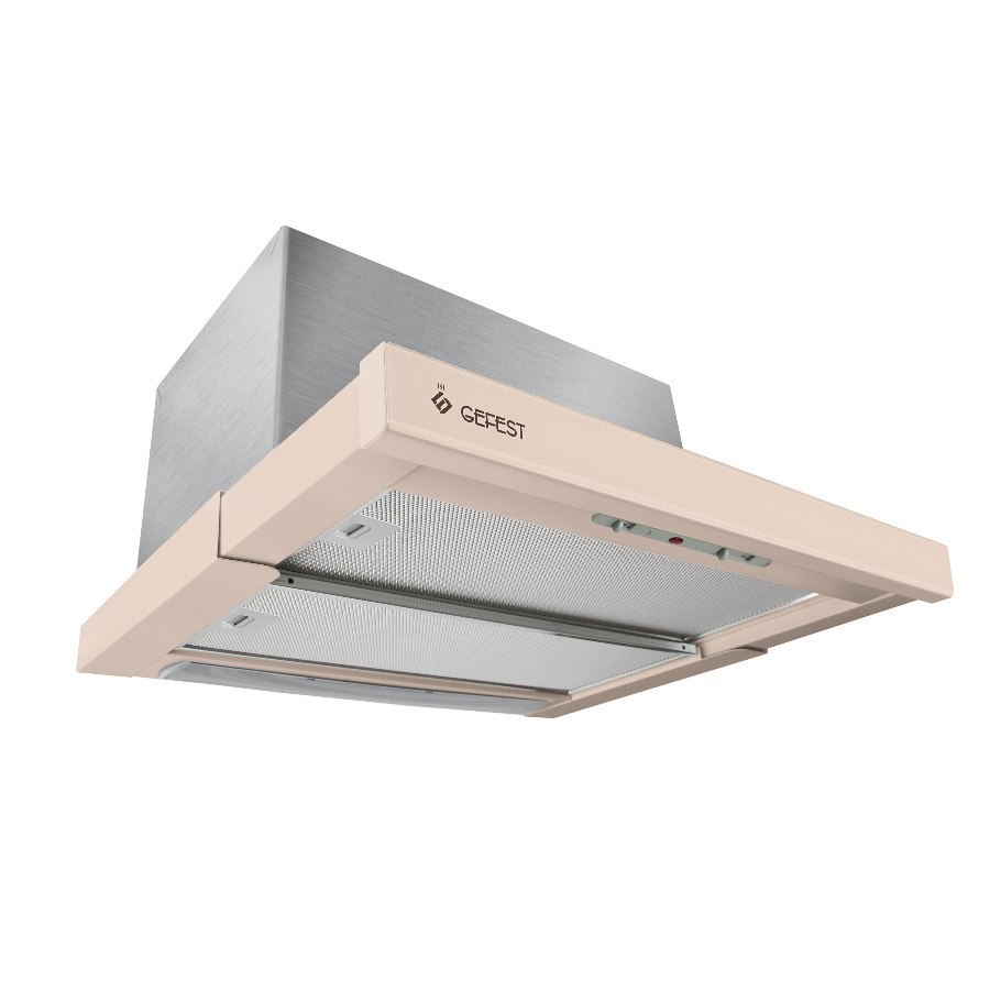 Вытяжка встраиваемая GEFEST ВО 4601 Р81, кремовый