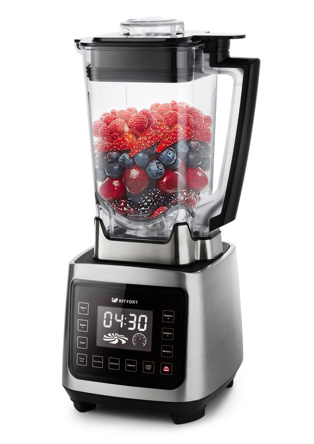 Блендер стационарный Kitfort KT-1342 серебристый/черный