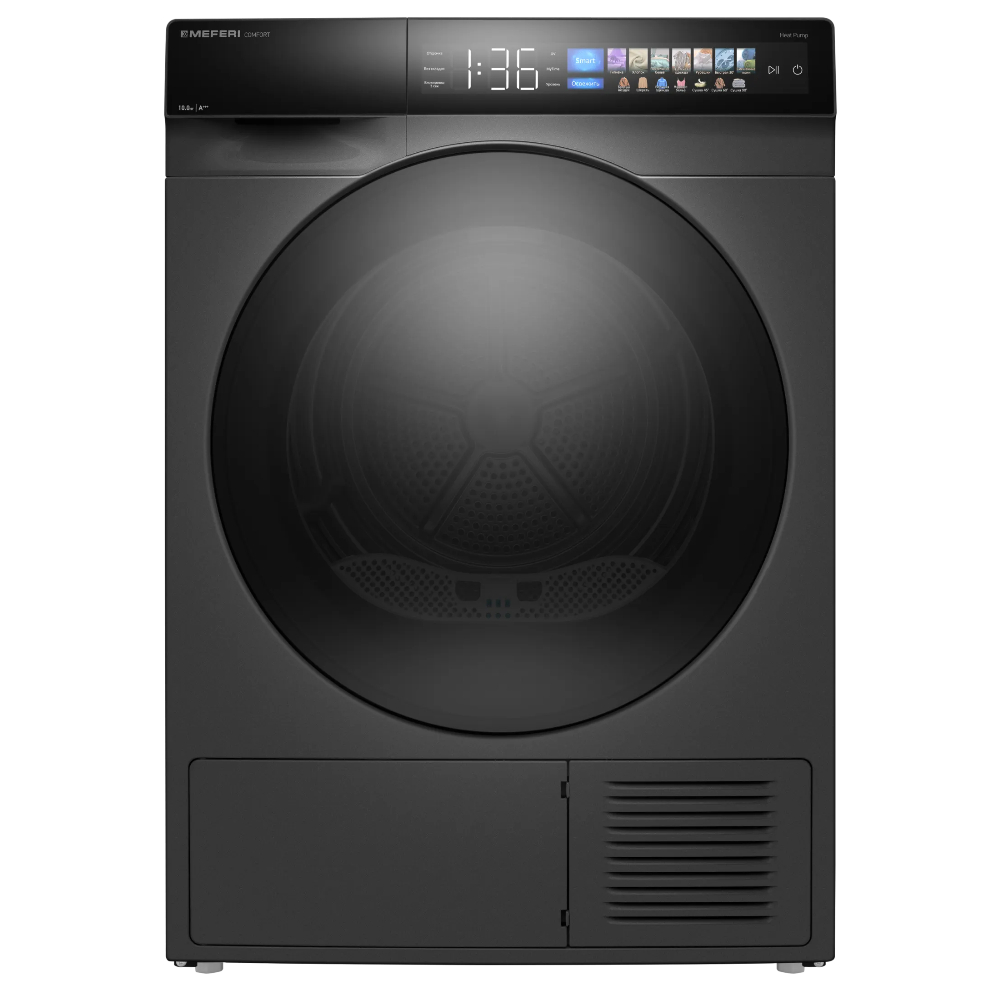 Сушильная машина Meferi MDR1016GR HP Comfort, серый/черный