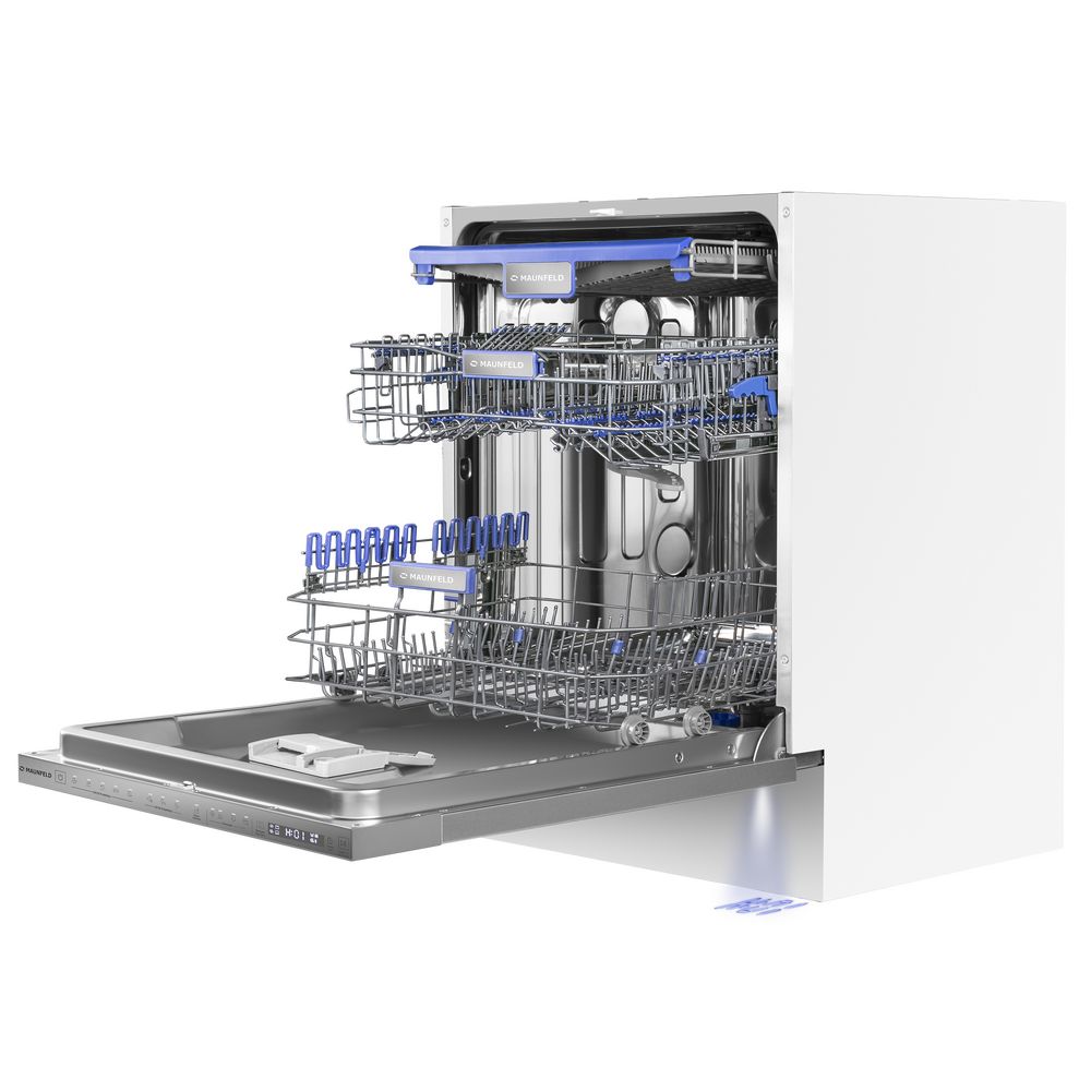 Посудомоечная машина Maunfeld MLP60330T Smart Beam Inverter, серебристый