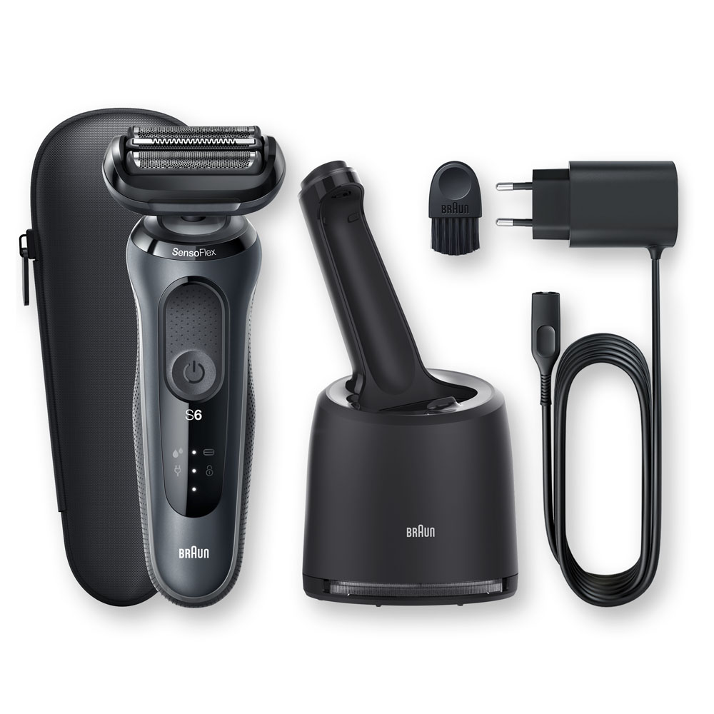 Электробритва Braun Series 6 60-N7000cc Noire, темно-серый