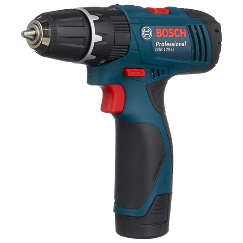 Дрель-шуруповерт BOSCH GSB 120-LI 1.5Ач х2 кейс