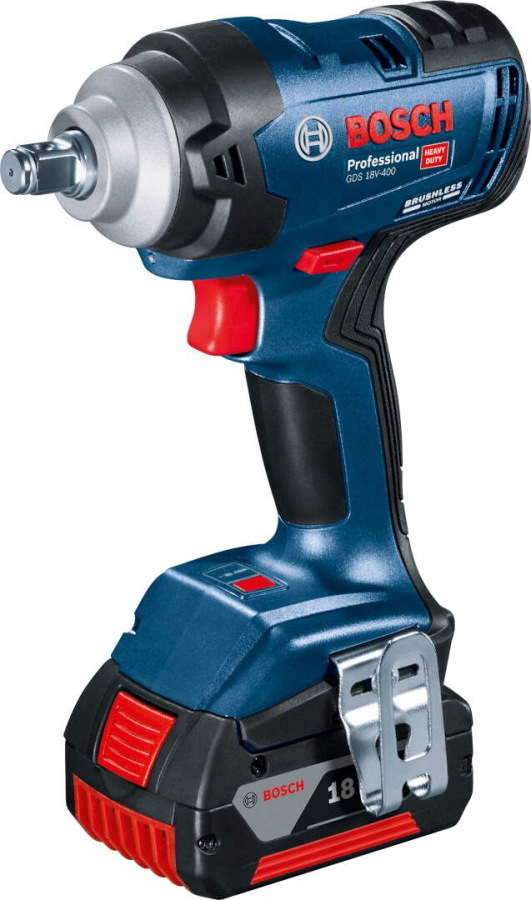 Гайковерт ударный аккумуляторный BOSCH GDS 18V-400  06019K0020