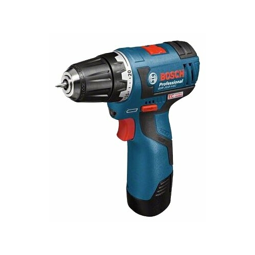 Дрель-шуруповерт BOSCH GSR 10,8 V-EC 2.0Ah x2 L-BOXX 0.601.9D4.000