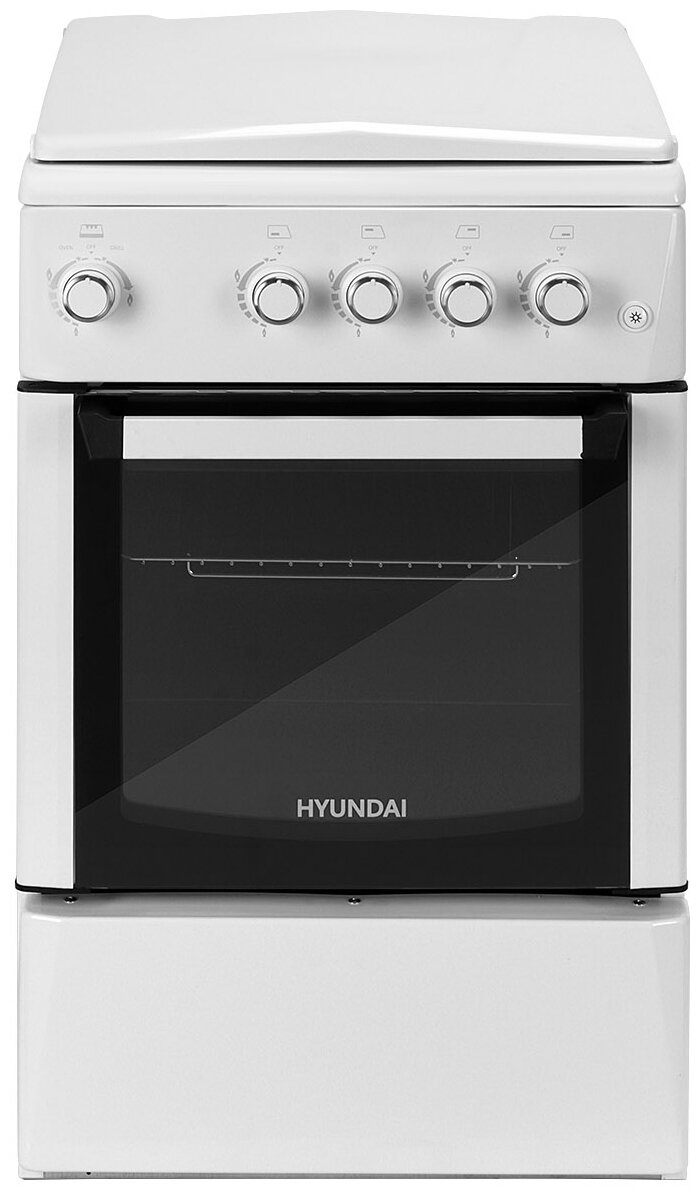 Плита газовая Hyundai RGG225, белый
