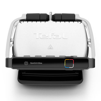 Гриль Tefal Optigrill Elite GC750 серебристый/черный