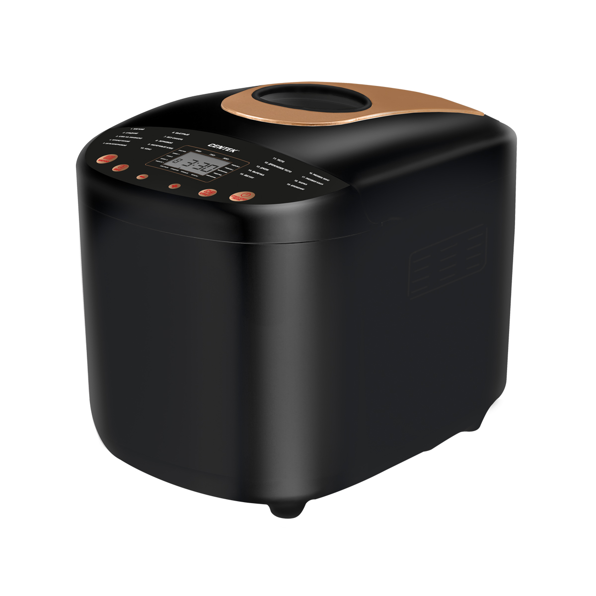 Хлебопечка CENTEK CT-1406 black/silver