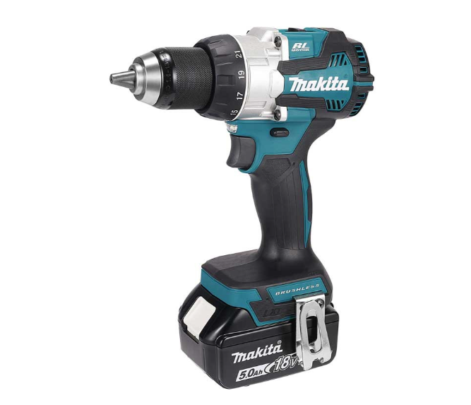 Дрель-шуруповерт аккумуляторная Makita DDF489RTJ (кейс, с 2 АКБ и ЗУ)