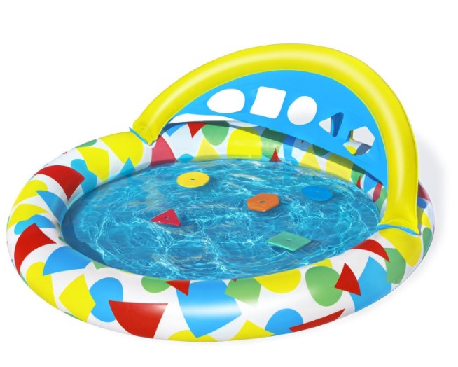 Детский бассейн Bestway Splash & Learn Kiddie Pool 52378, 120 х 117 х 46 см