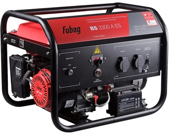 Генератор бензиновый Fubag BS 3300 A ES (646469, 431289, 8641488)