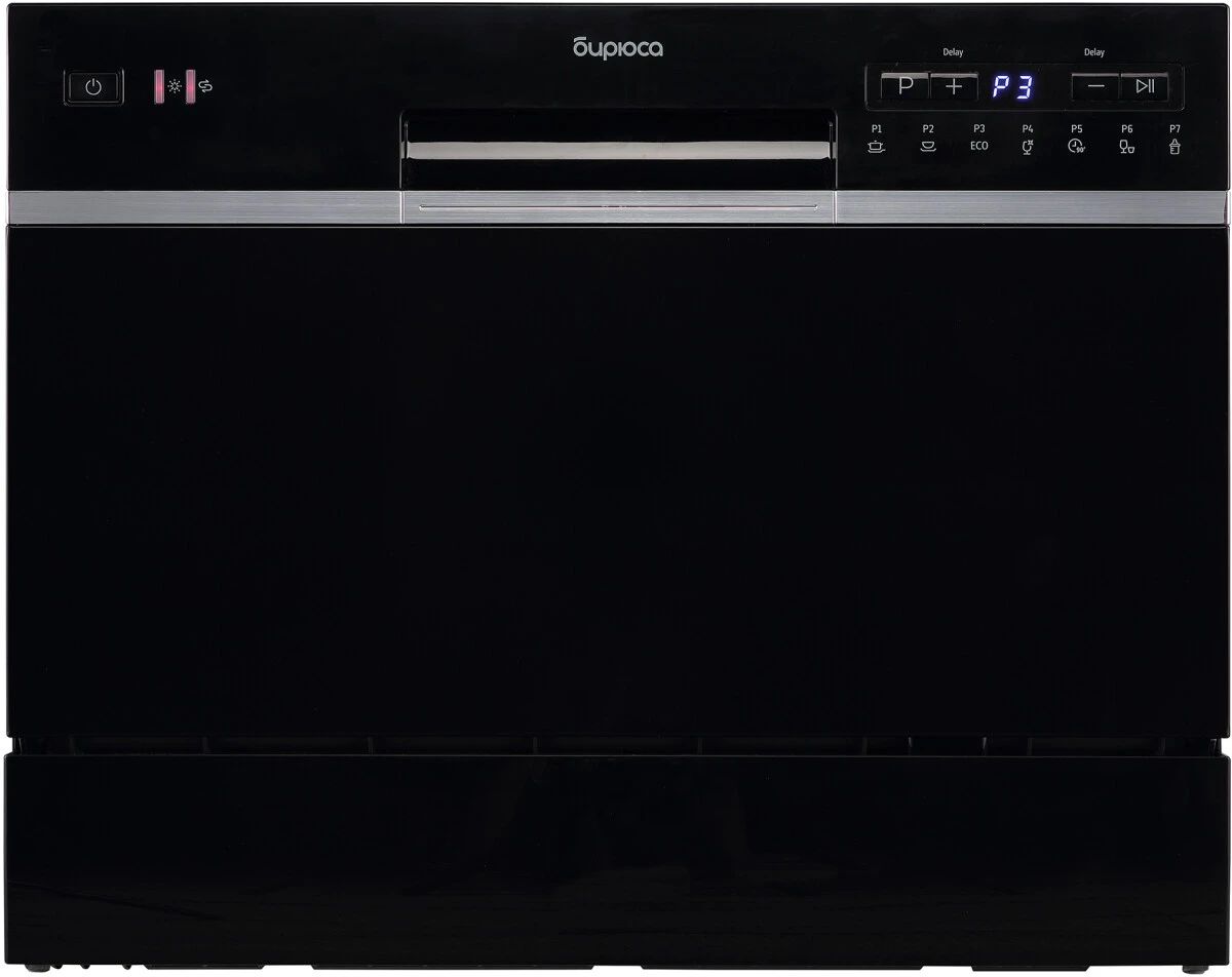 Посудомоечная машина компактная Бирюса DWC-506/7 B, черный