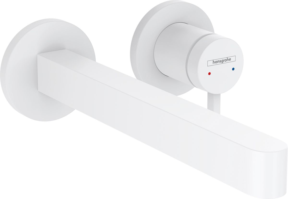 Смеситель для раковины Hansgrohe 76050700S Finoris (с внутренней частью), белый