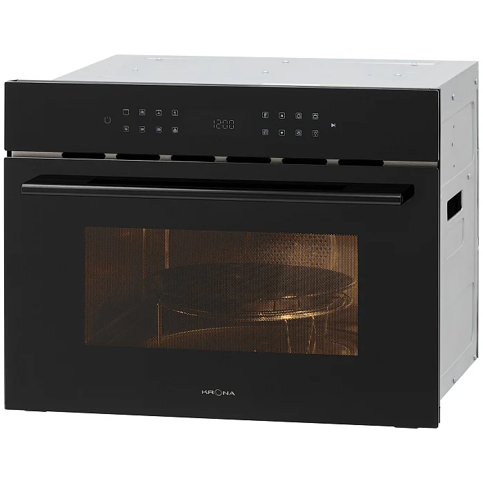 Микроволновая печь встраиваемая Krona Onyx 45H mw BL/BL, черный