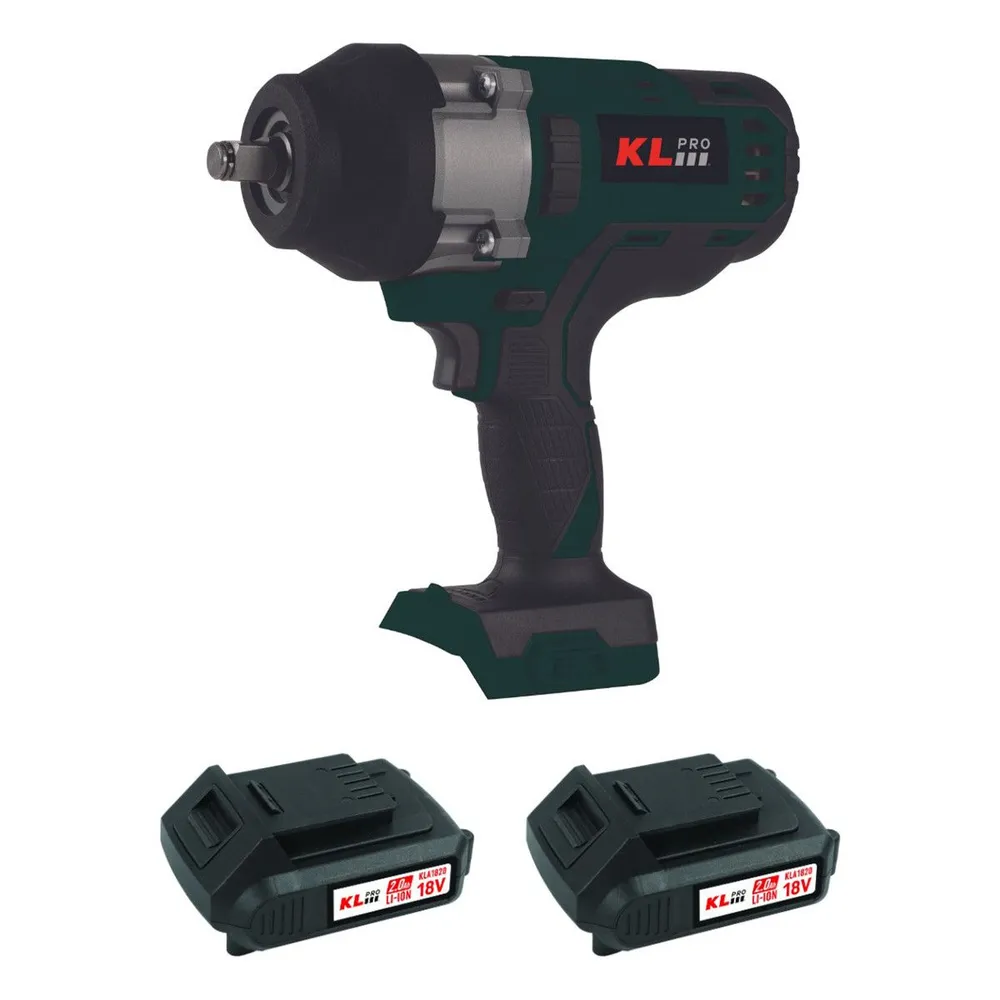 Гайковерт аккумуляторный KLPRO KLSS18BHX-20 (кейс, с 2 АКБ и ЗУ)