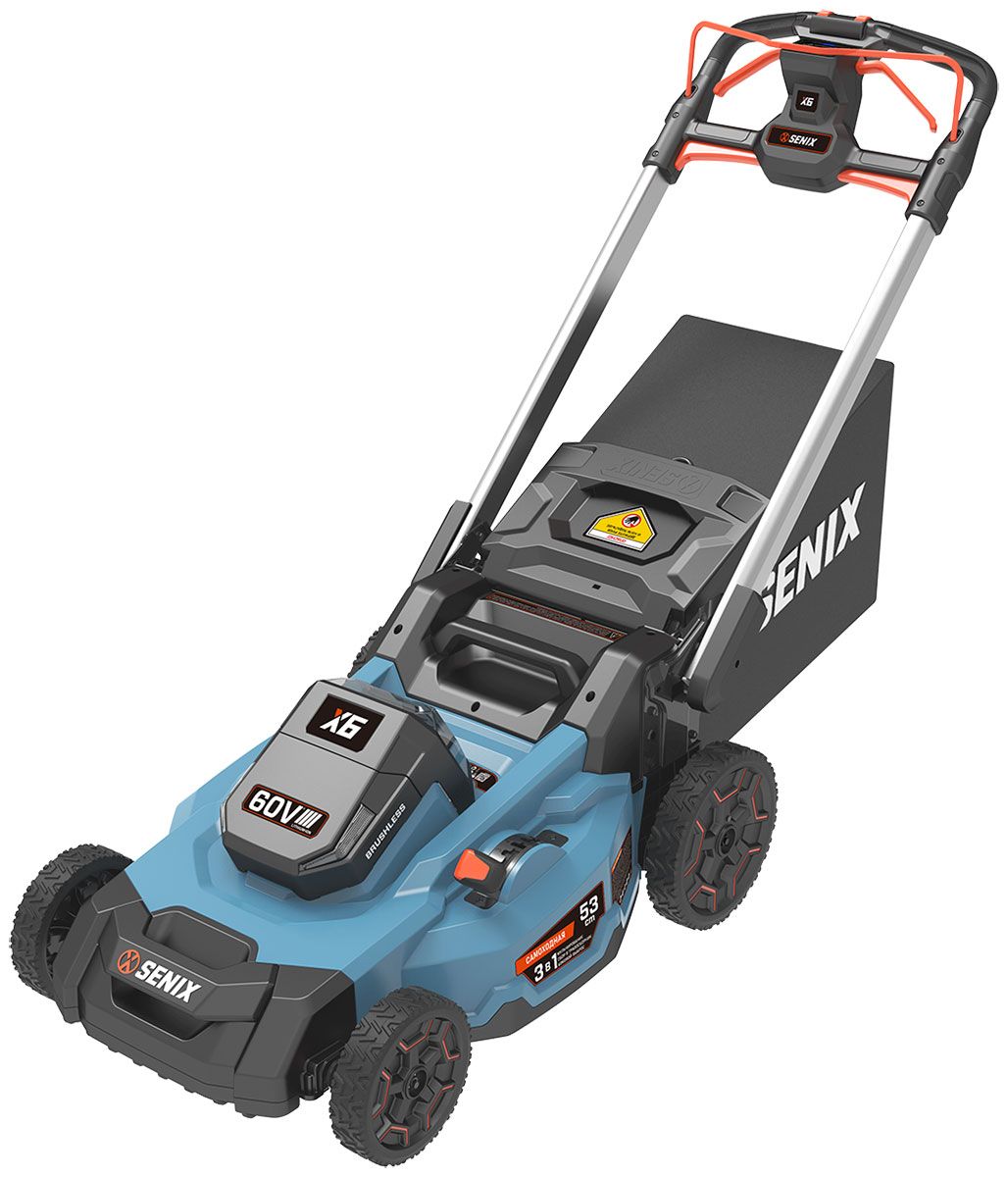 Газонокосилка аккумуляторная самоходная Senix LPSX6-H-EU (с 1 АКБ и ЗУ)