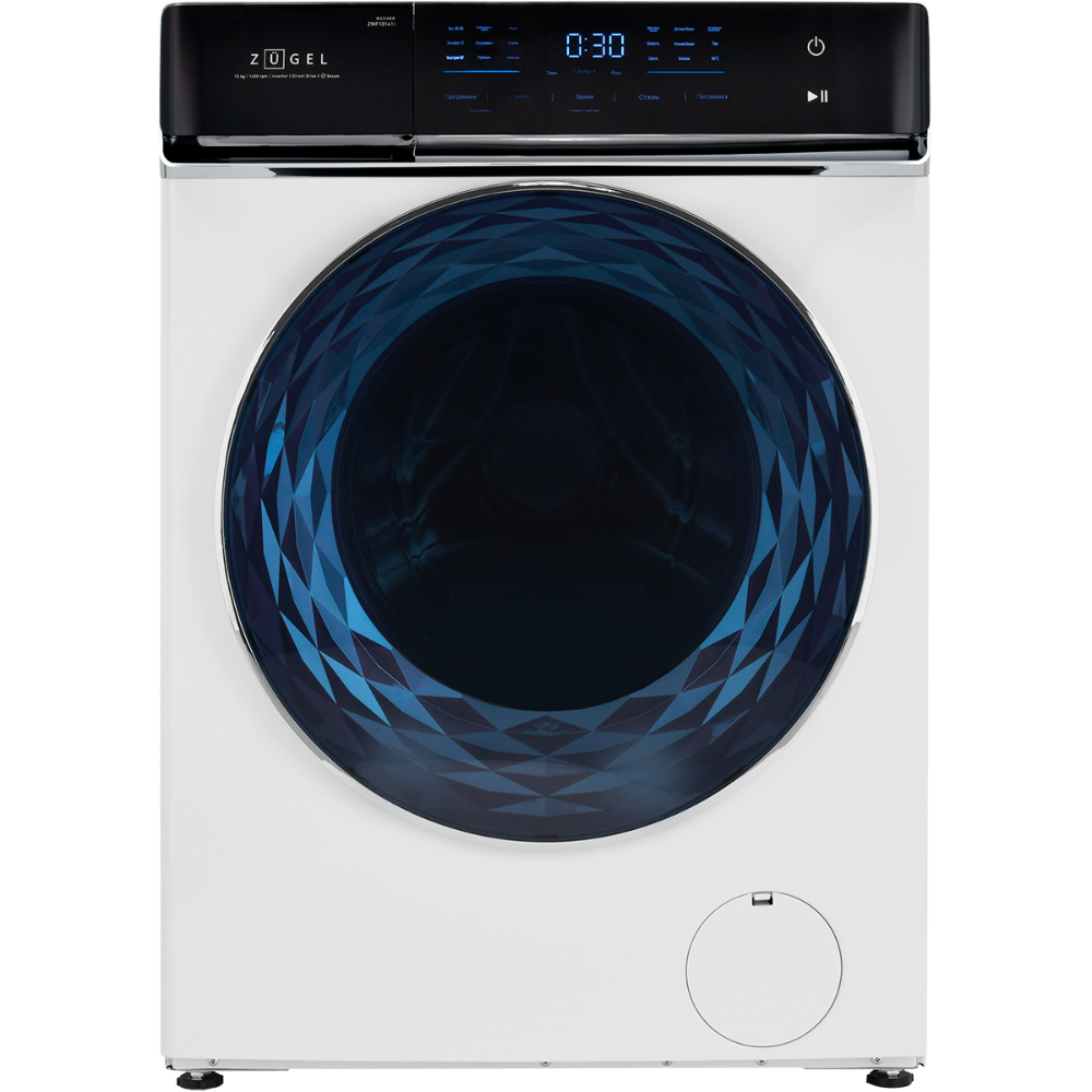Стиральная машина ZUGEL ZWF10141I Inverter Steam, белый