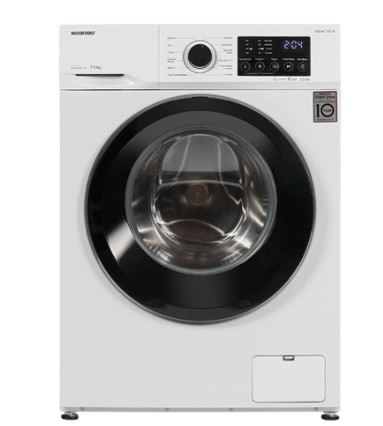 Стиральная машина NORDFROST i-DDQ4 7120 W, черный люк