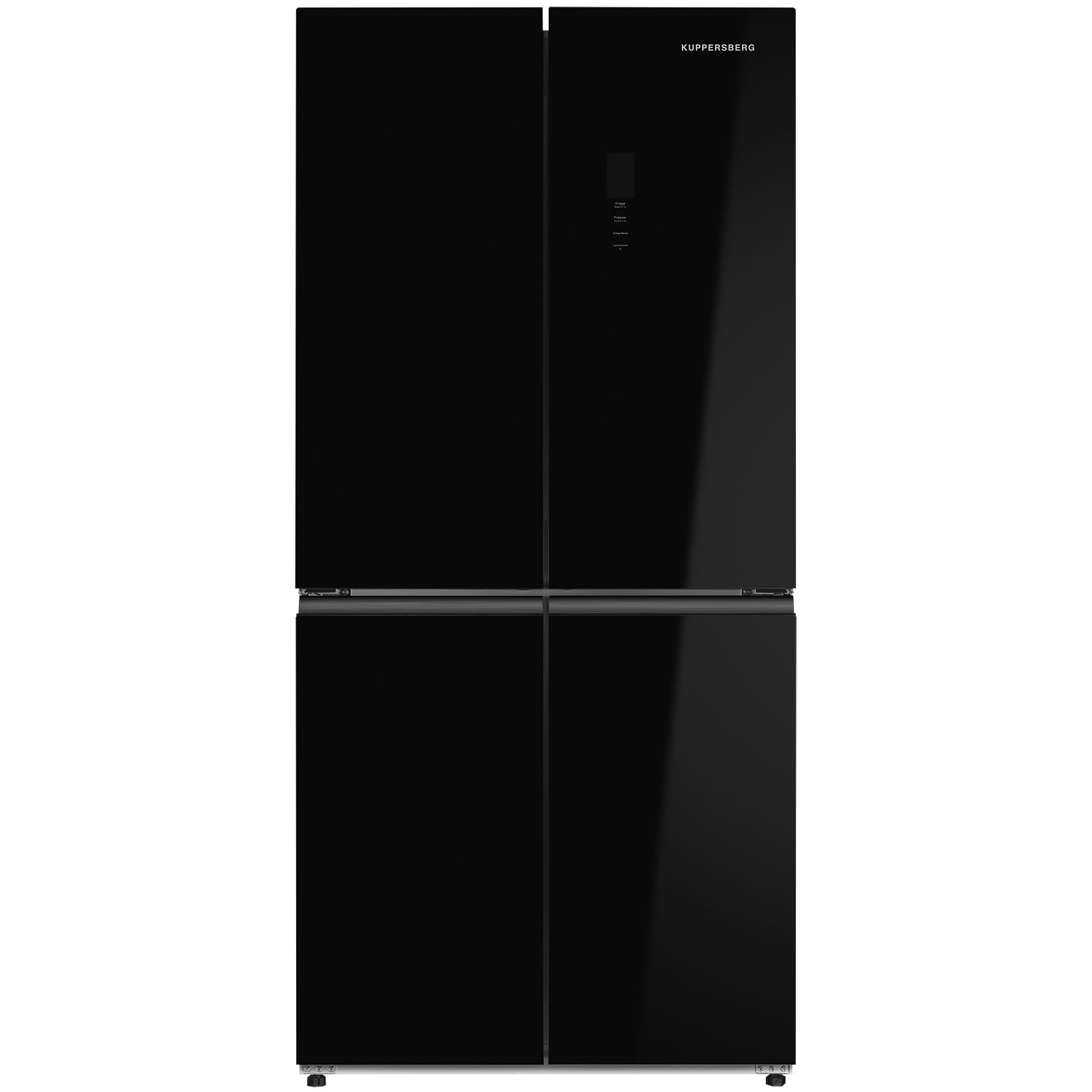 Холодильник Side-by-Side Kuppersberg NFFD 186 BG, черное стекло