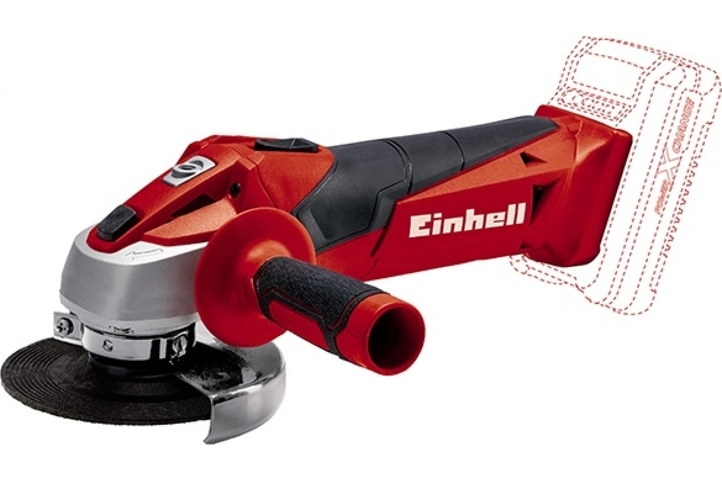 Угловая шлифмашина (болгарка) Einhell TС-AG 18/115 Li-Solo 4431130