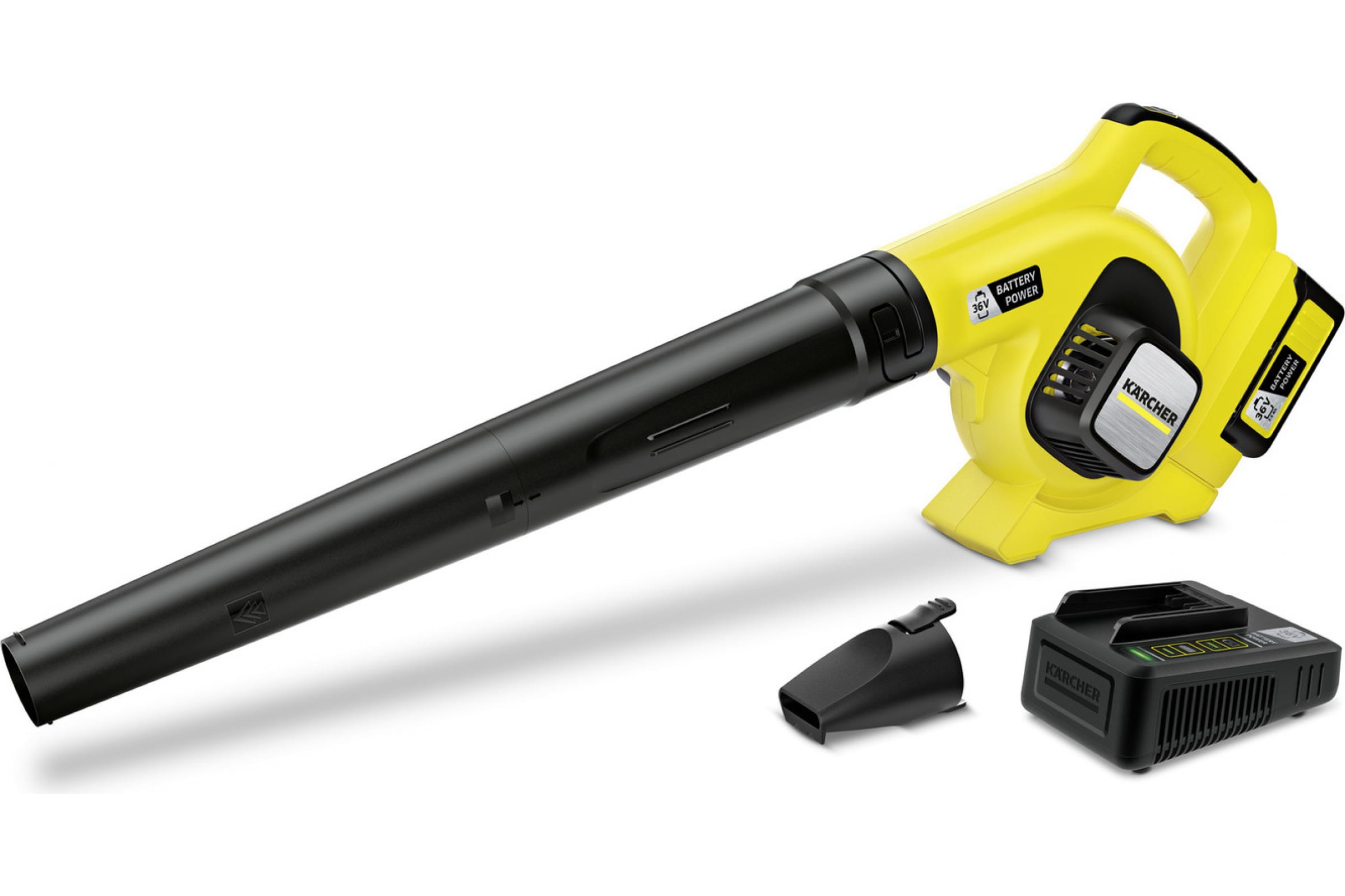 Воздуходувка аккумуляторная KARCHER LBL 4 Battery Set 1.445-160.0 (с АКБ) черный/желтый