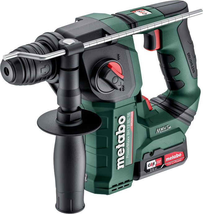 Перфоратор аккумуляторный Metabo PowerMaxx BH 12 BL 16 2.0Ач x2 metaBOX