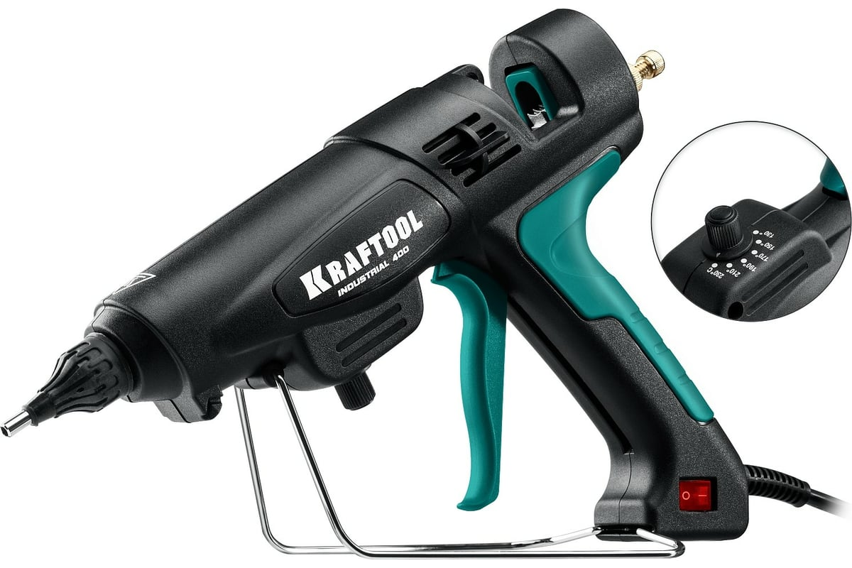 Пистолет клеевой электрический Kraftool Industrial 400 (06843-300-12)