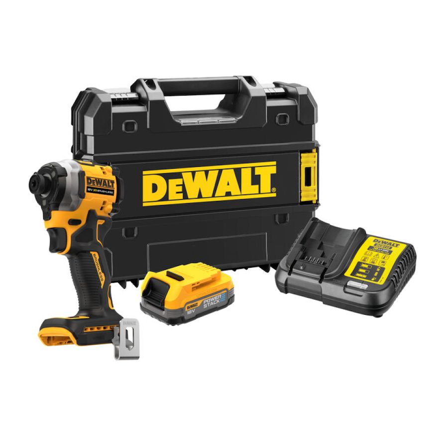 Шуруповерт аккумуляторный DeWALT DCF850E1T-QW (кейс, с 1 АКБ и ЗУ)