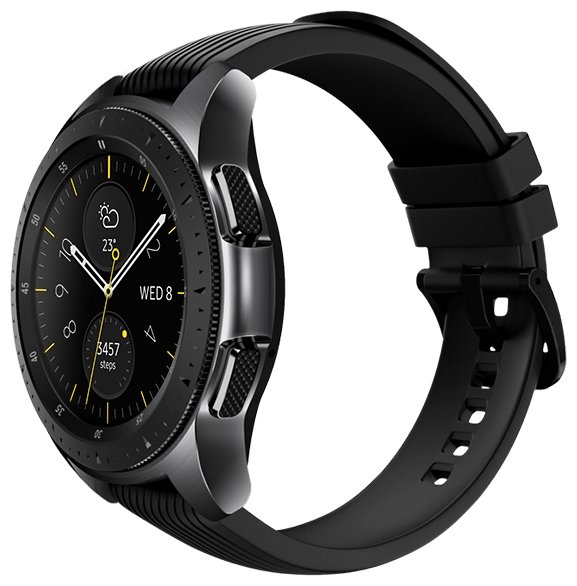 Часы Samsung Galaxy Watch (42 mm) midnight black/onyx black