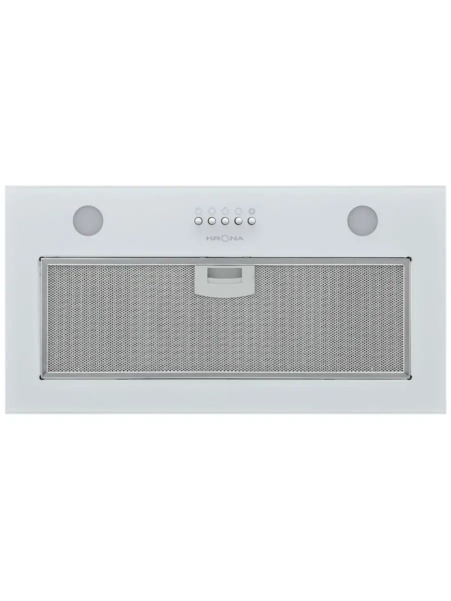 Вытяжка встраиваемая Krona Luisa 600 Glass White PB