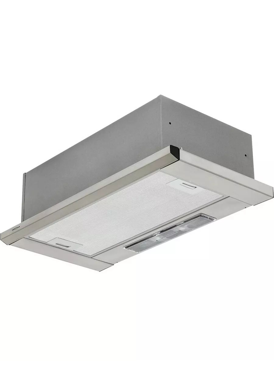 Вытяжка встраиваемая Krona Kamilla slim 600 Inox (2 мотора)